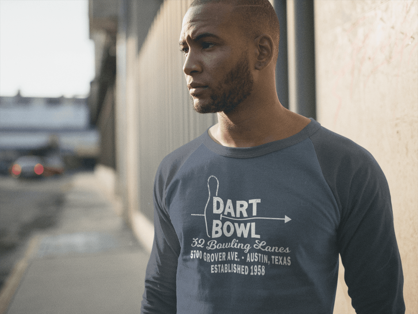 Dart Bowl Baseball Tee
