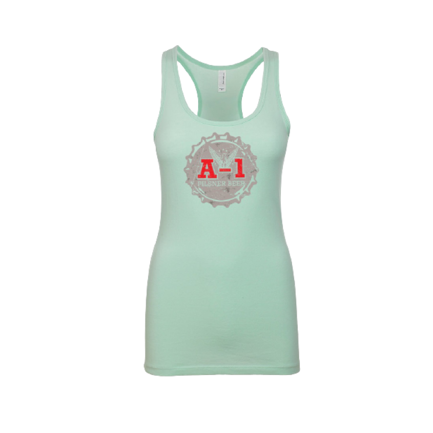 Old Bottle Cap Racer Back Tank
