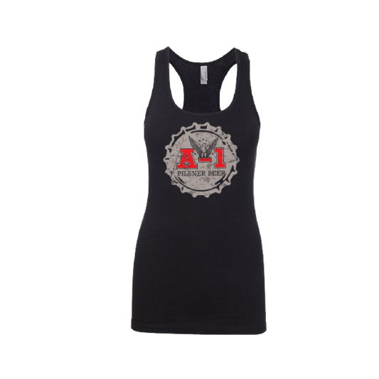Old Bottle Cap Racer Back Tank