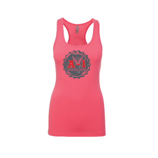 Old Bottle Cap Racer Back Tank