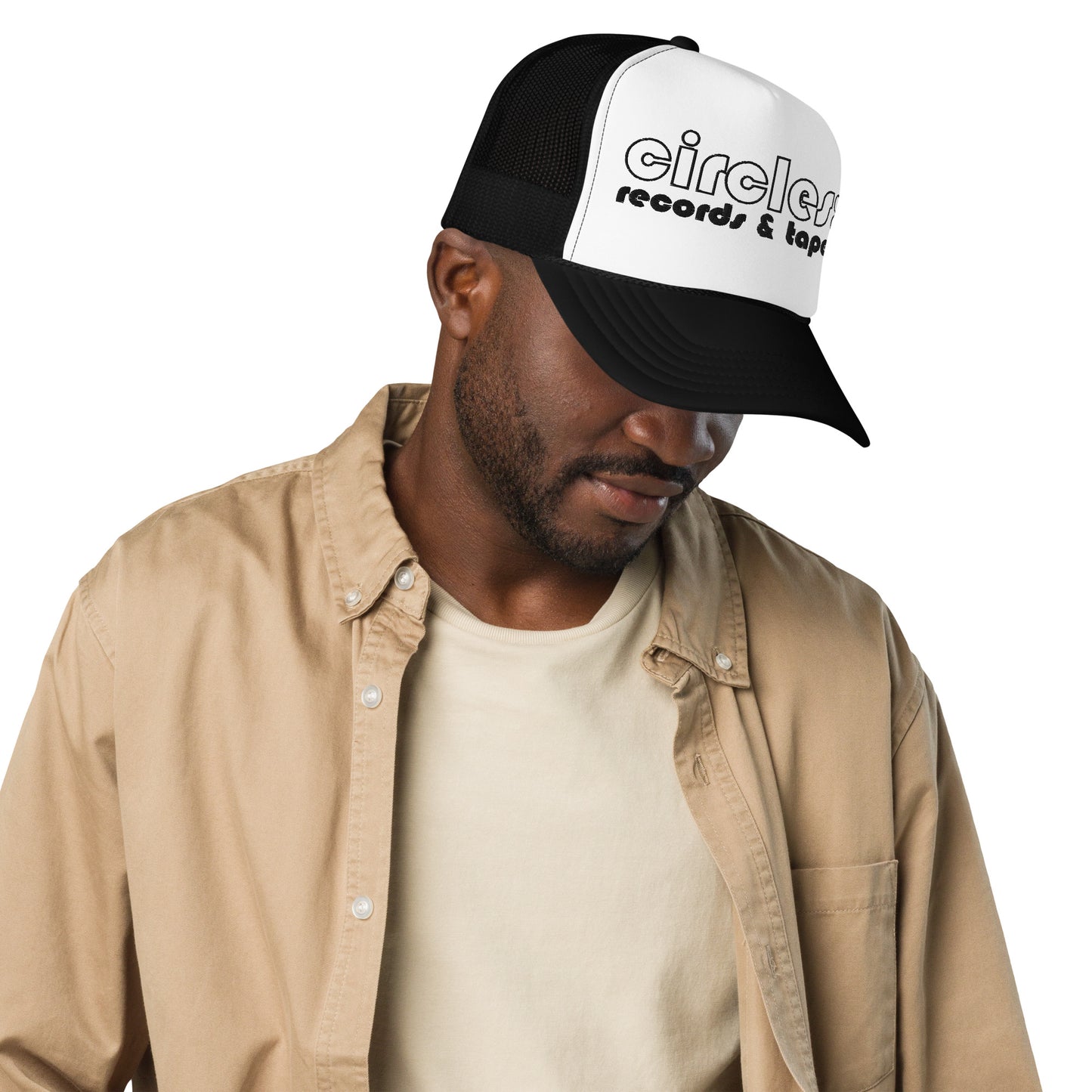 Circles Records & Tapes Foam Trucker Hat