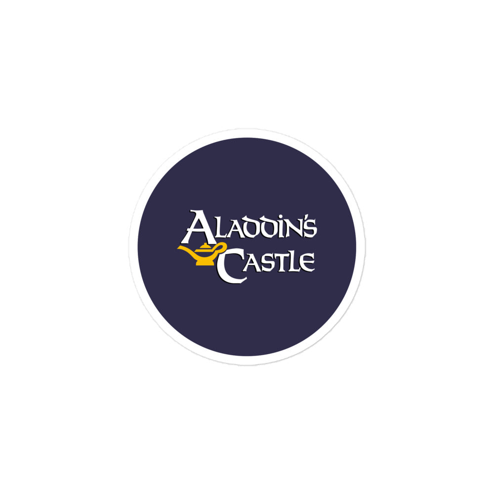 Aladdin's Castle Arcade Sticker