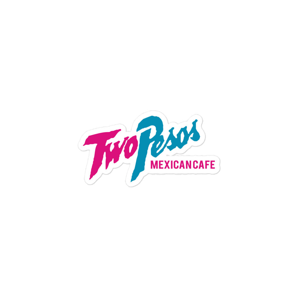 Two Pesos Sticker