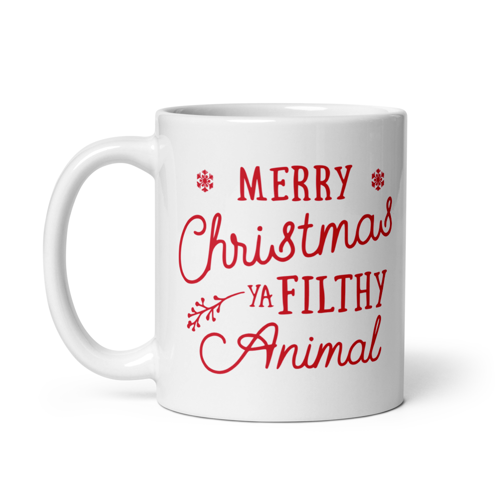 Merry Christmas Ya Filthy Animal Mug