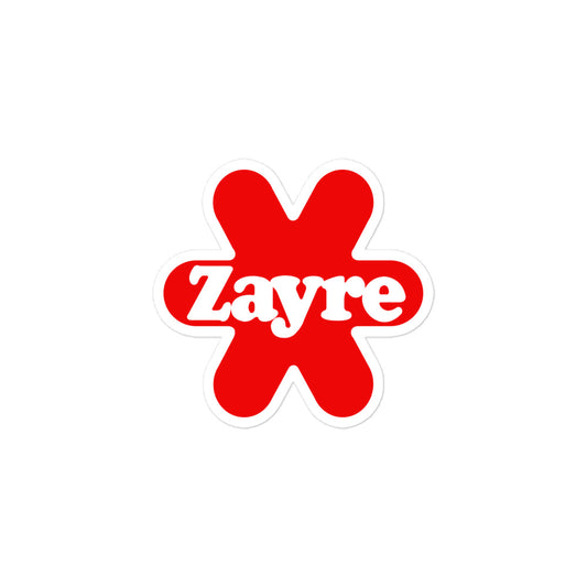 Zayre Sticker