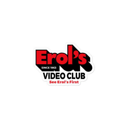Erol's Video Club Sticker