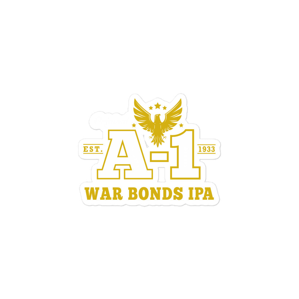 A-1 War Bonds Logo Sticker