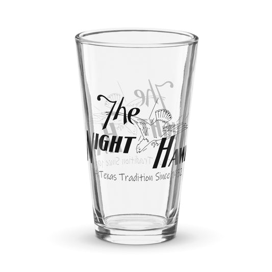 Night Hawk Shaker Pint Glass